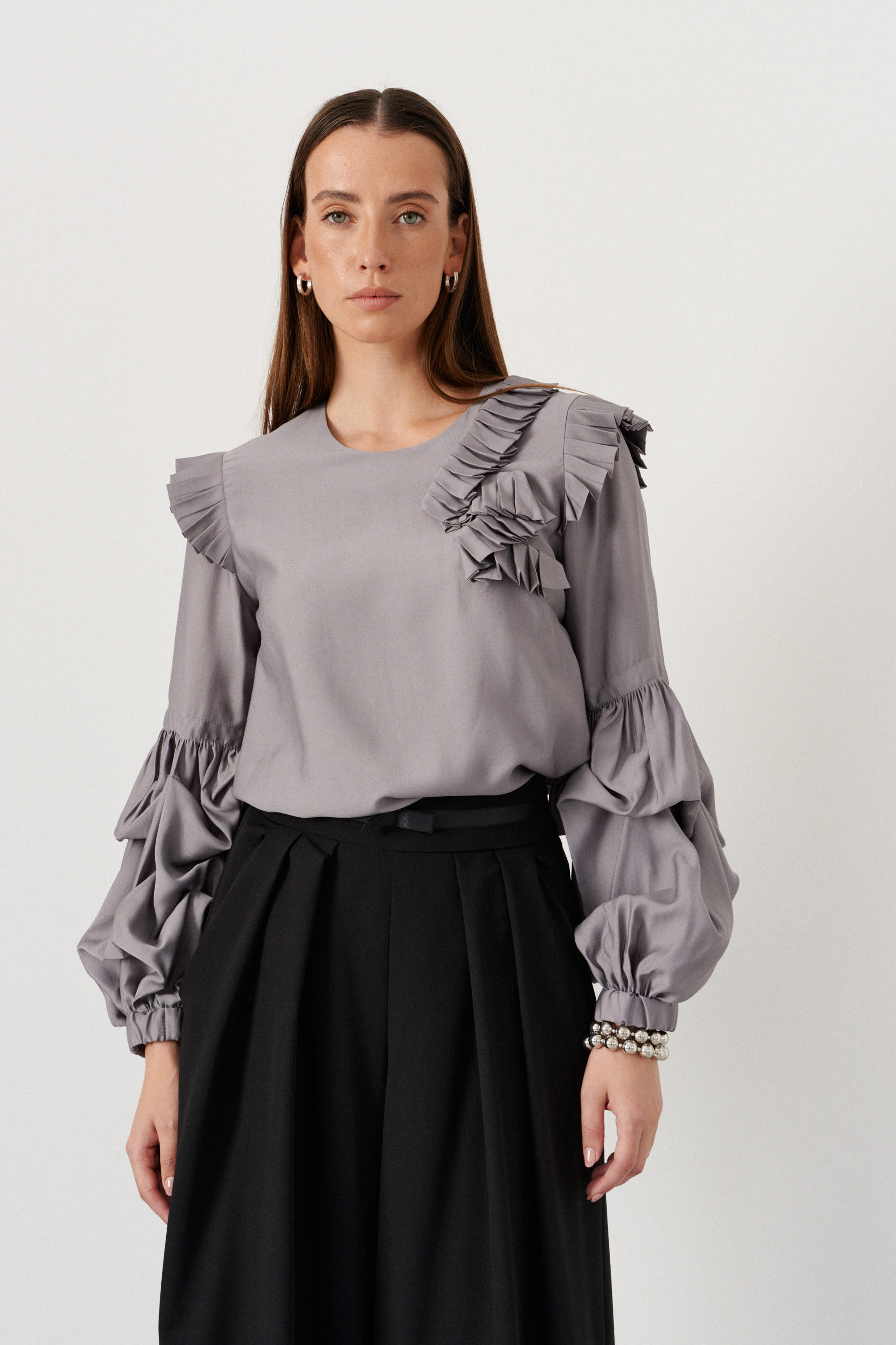 Блузка в стиле оригами Alesia арт: 6.1540 G1